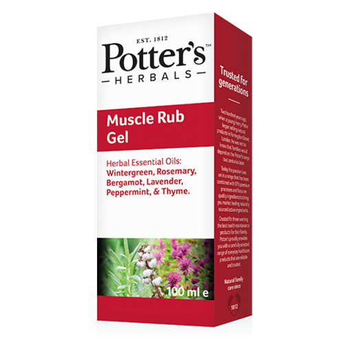 Muscle Rub Gel Potter's Herbals